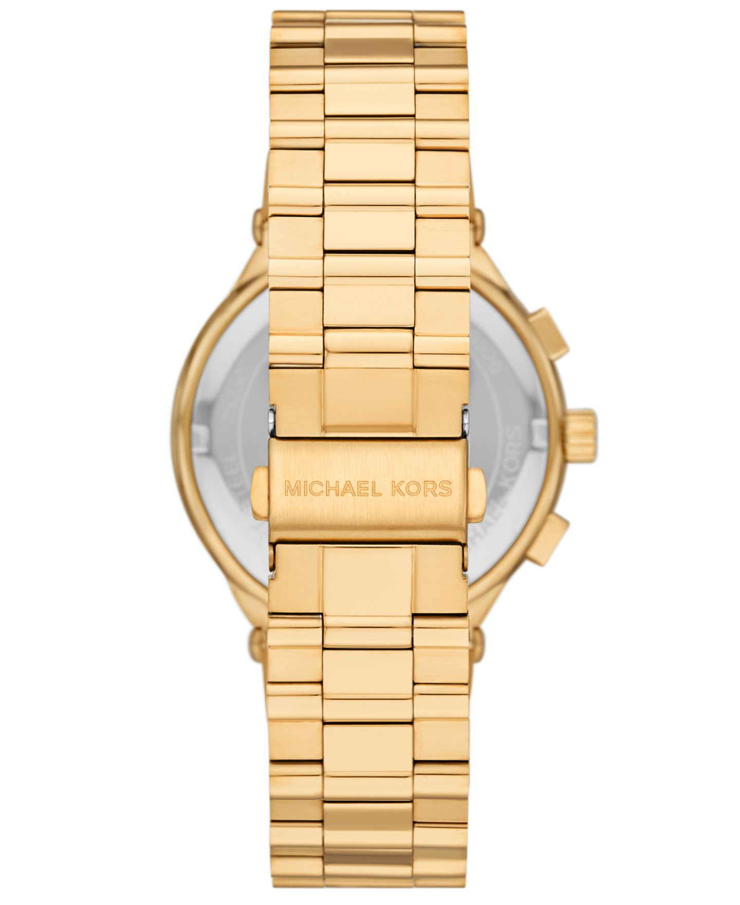 Мужские часы Michael Kors Billie Chronograph Gold-Tone Stainless Steel Watch, 44mm — фото 2