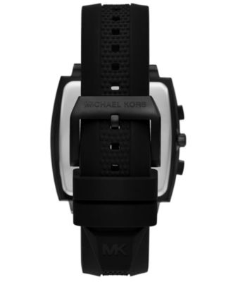 Men's&nbsp;Rhys Chronograph Black Silicone Watch, 41mm