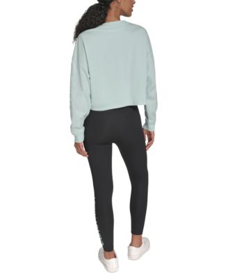 Performance Women's Logo Cropped Long-Sleeve Top