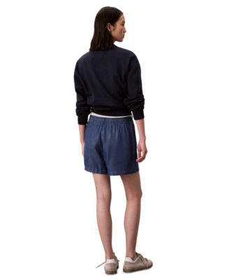 Women's Chambray Pull-On Shorts