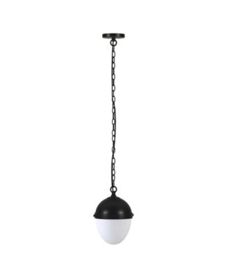 Aurelia 13" Metal Pendant with Glass Shade