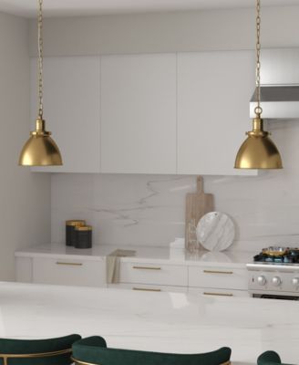 Elodie 8" Metal Pendant with Metal Shade