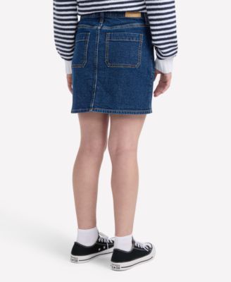 Girls Denim Mini Skirt