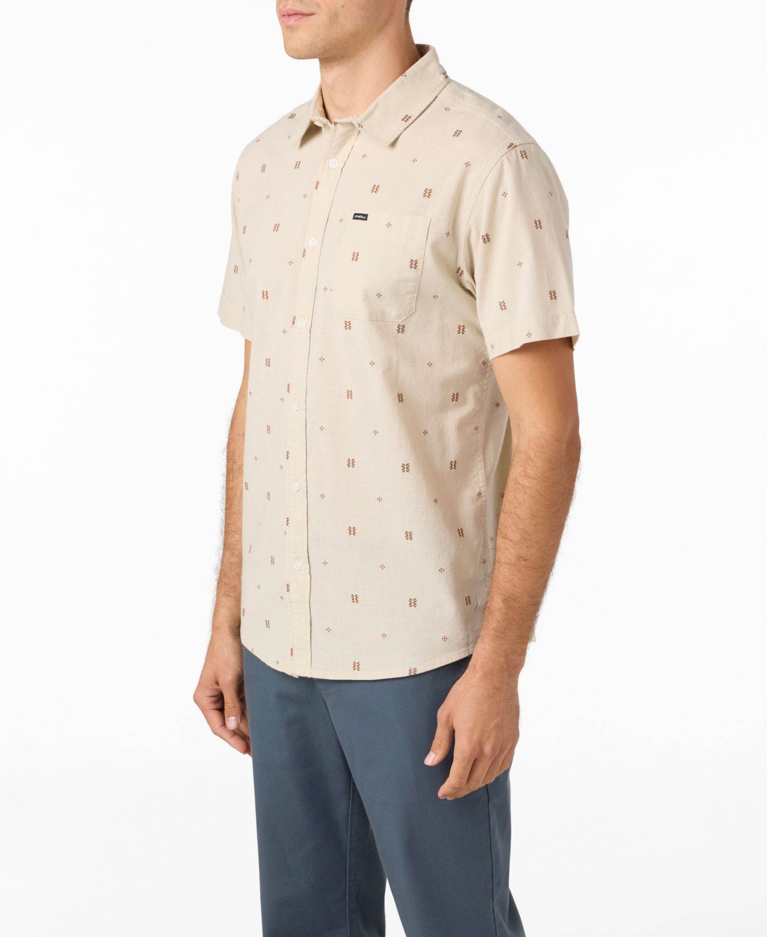 Men's Shields Short Sleeve Dobby Standard Shirt