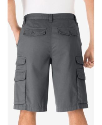 Big & Tall 12" Side Elastic Cargo Shorts