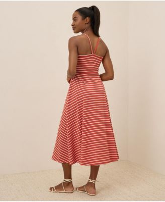 Women's Organic Cotton Fit & Flare Midi Dress - Shorty