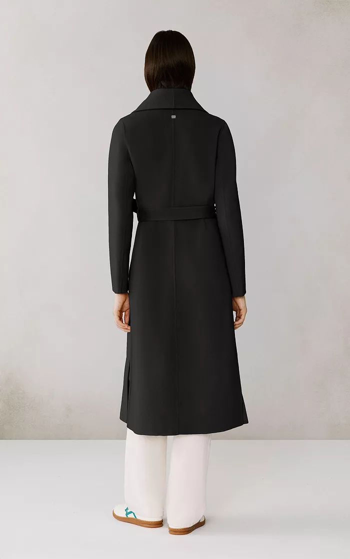 Women's Britta-U Double Face Wool Wrap Coat - thumbnail 3
