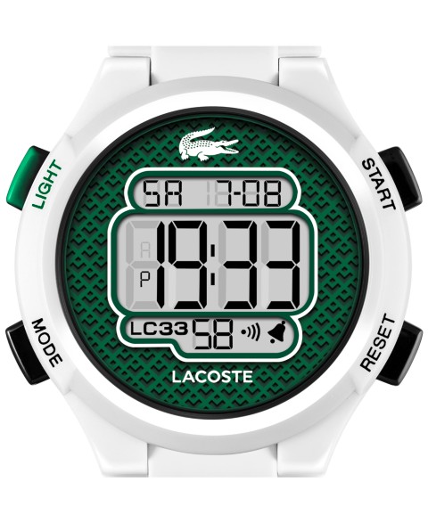 Детские часы Lacoste LC33 на белом силиконовом ремешке, 32.6 мм