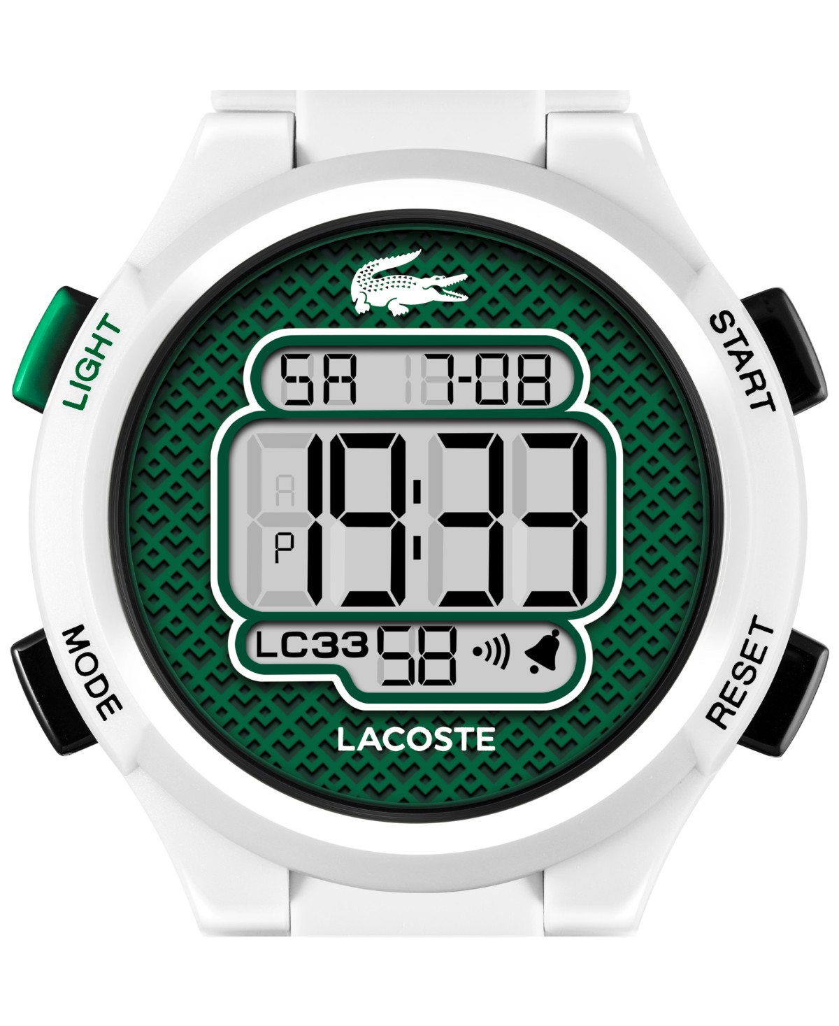 Детские часы Lacoste LC33 на белом силиконовом ремешке, 32.6 мм — фото 1