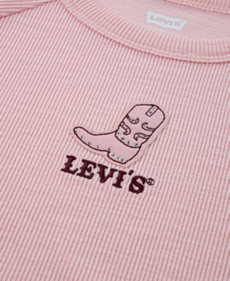 Big Girls Boot Applique Raglan Top