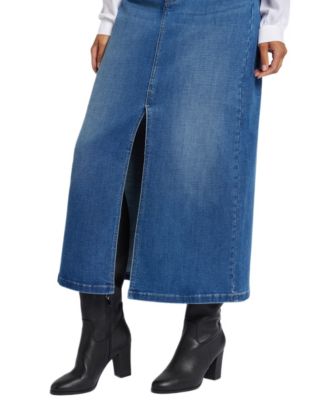 Petite High Rise Long Skirt