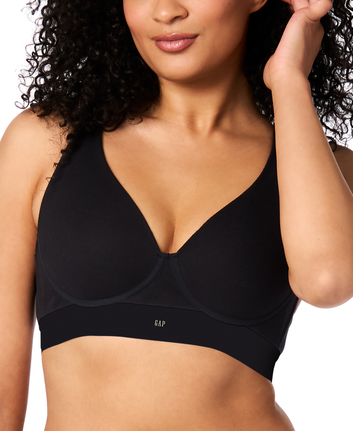 GapBody Women's Wireless Bra GPW01055 - True Black
