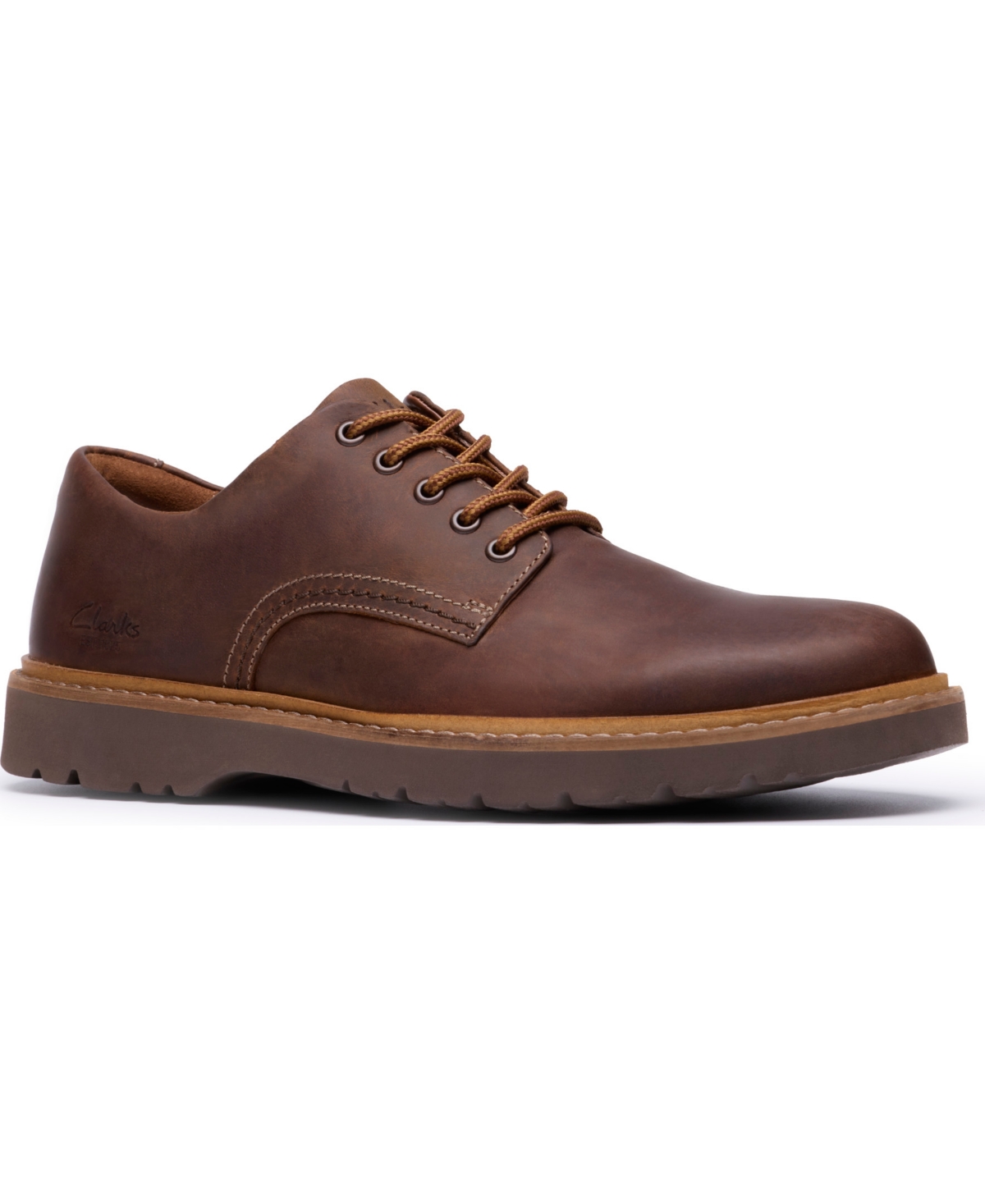 Men's Weltridge Low Dress Casual Derby Shoe - Dark tan suede