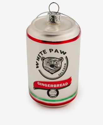Foodie and Spirits White Paw Can with Bear Ornament, Created for Macy's