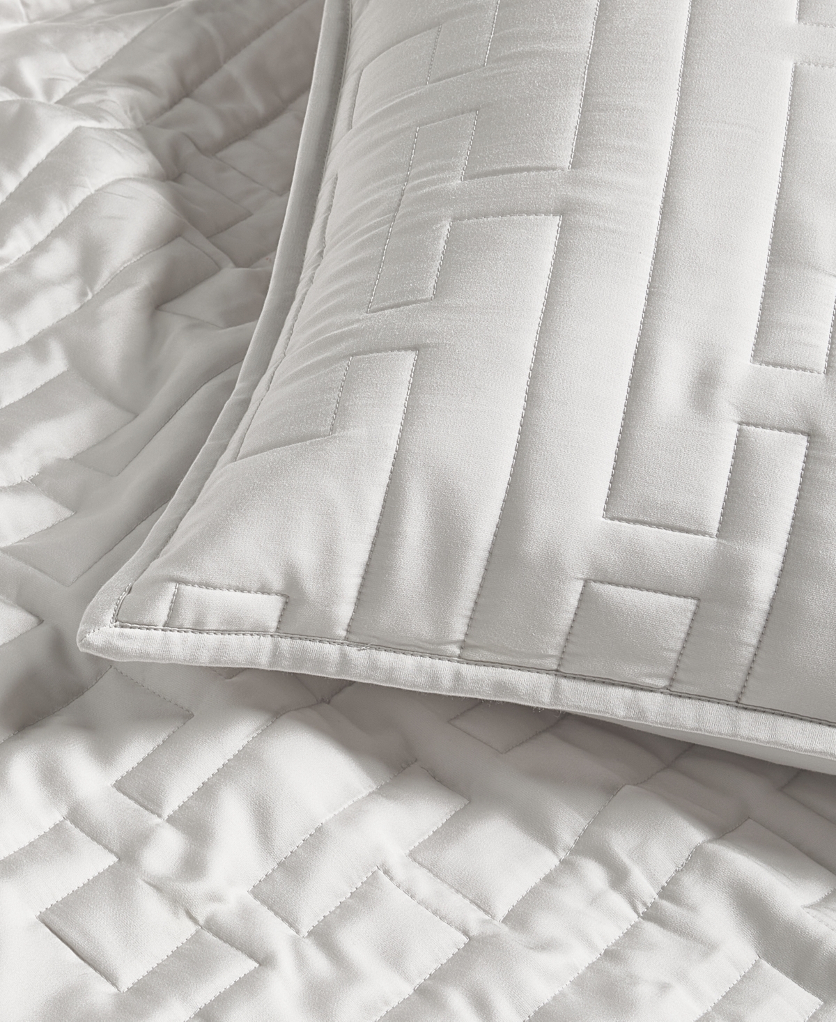 Hotel Collection Chain Links Coverlet Set, King, Exclusively At Macy's In White