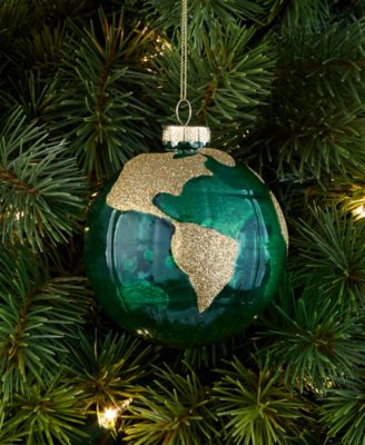 Around the World Glass Globe Ball Ornament, Macy's Exclusive