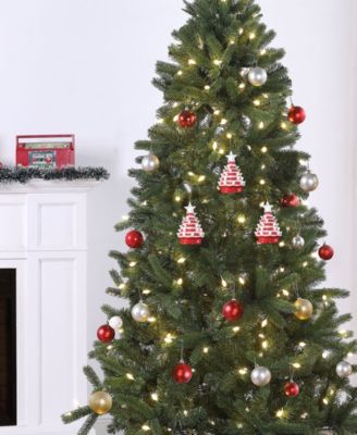 Nostalgic Tree Ornaments with Lights, Set of 3