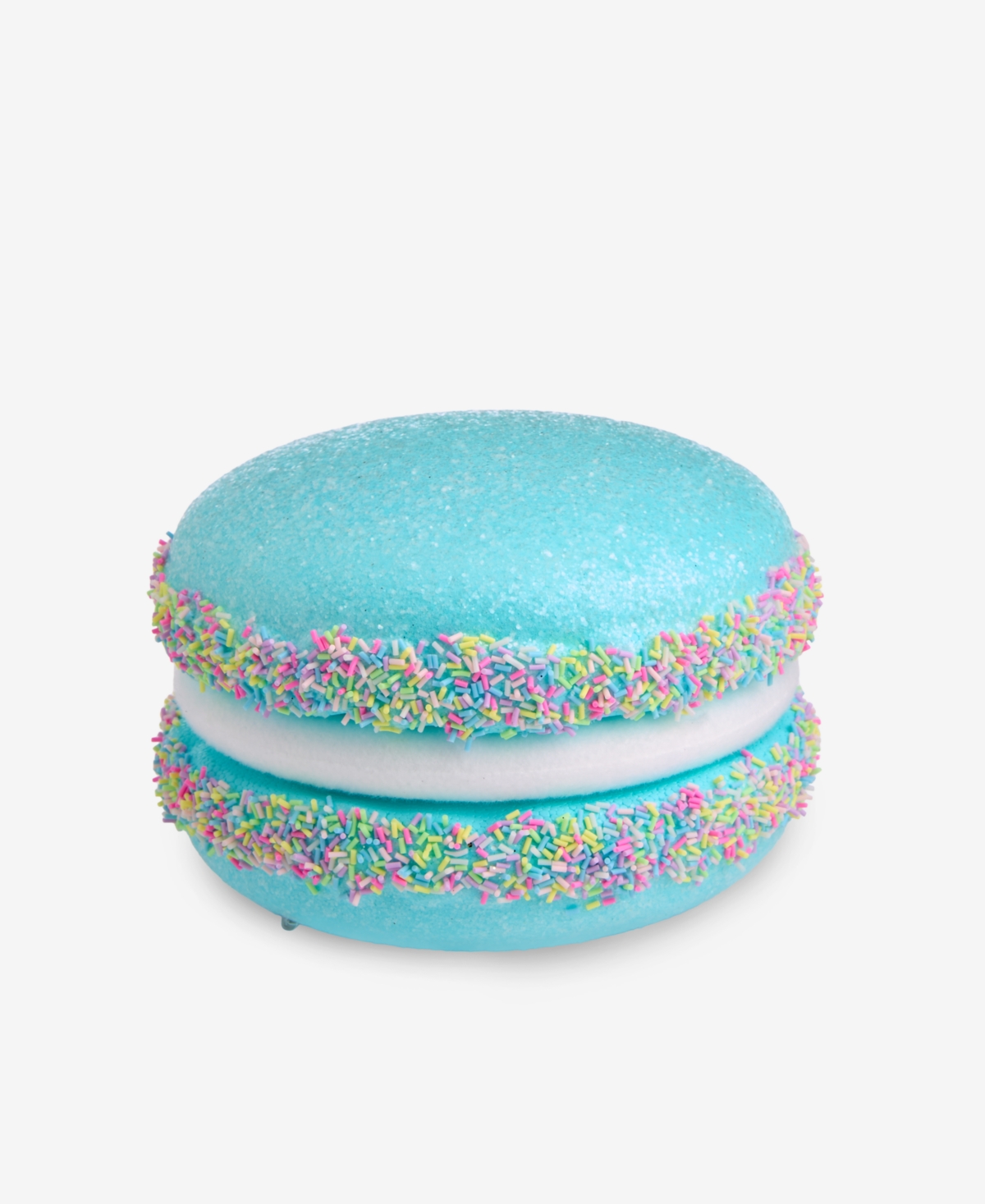 Holiday Lane Sugar Plum Large Blue Macron With Sprinkles Ornament, Macy's Exclusive In Blue