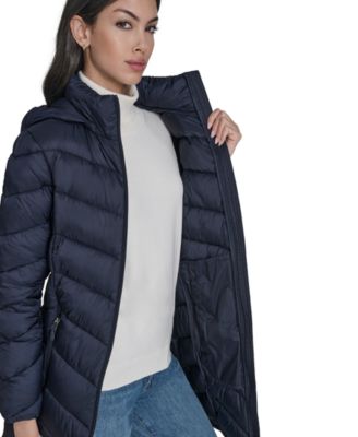 Women's Packable Hooded Puffer Coat, Created for Macy's