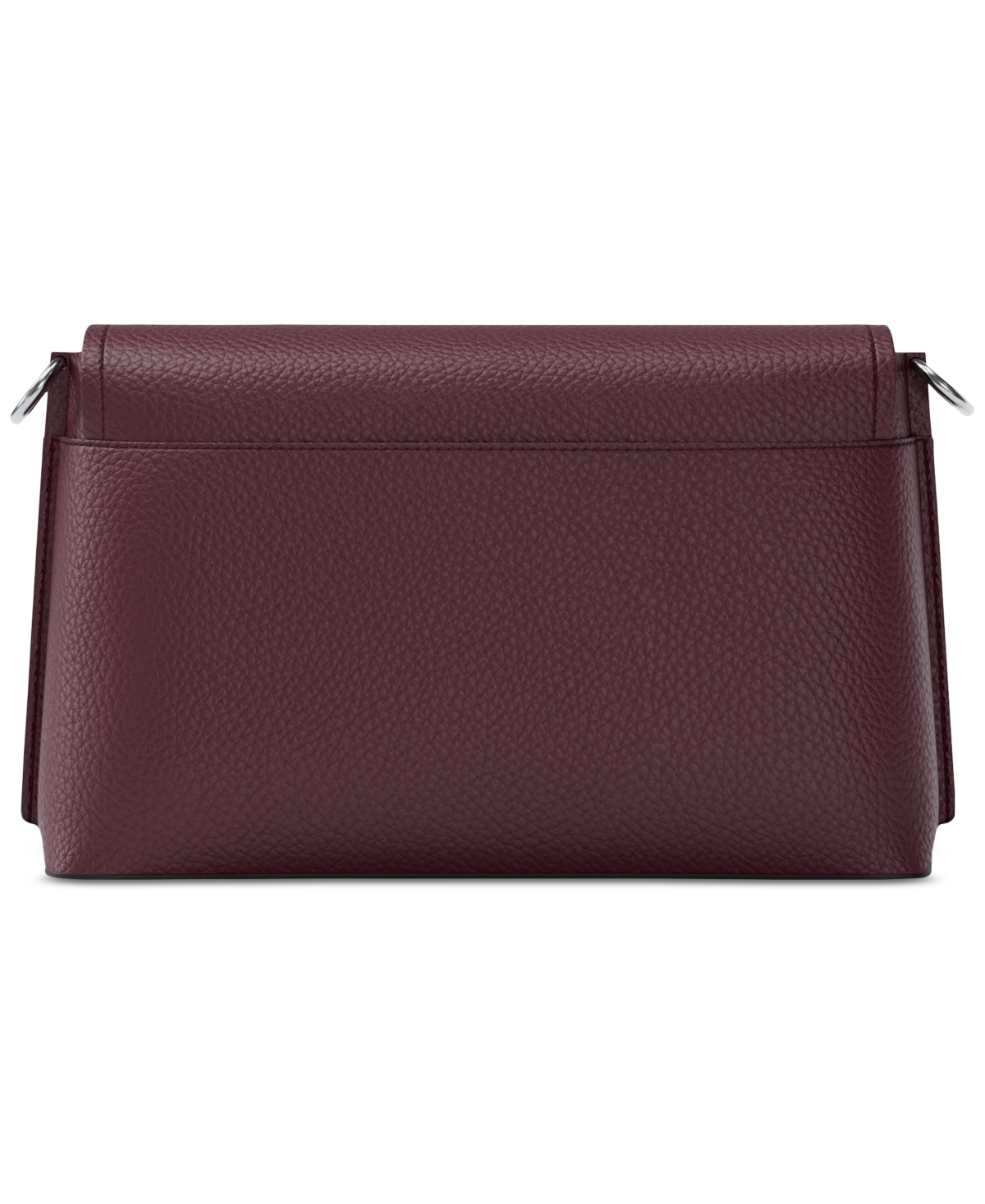 Michael Kors Evelyn Medium Flap Crossbody Bag In Burgundy