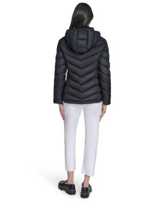 Women's Packable Hooded Puffer Coat, Created for Macy's