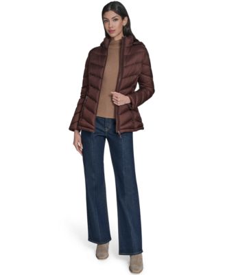 Women's Packable Hooded Puffer Coat, Created for Macy's