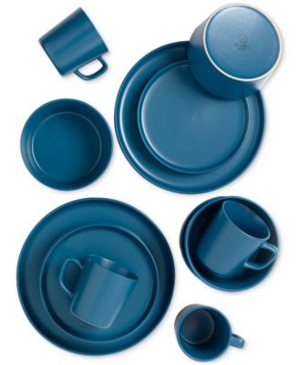 Blue 16-Pc. Dinnerware Set, Service for 4