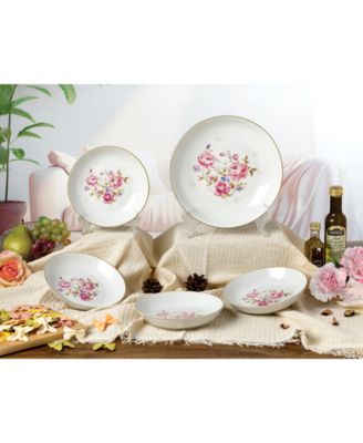 Floral Bouquet 5-Pc. Pasta/All-Purpose Bowl Set