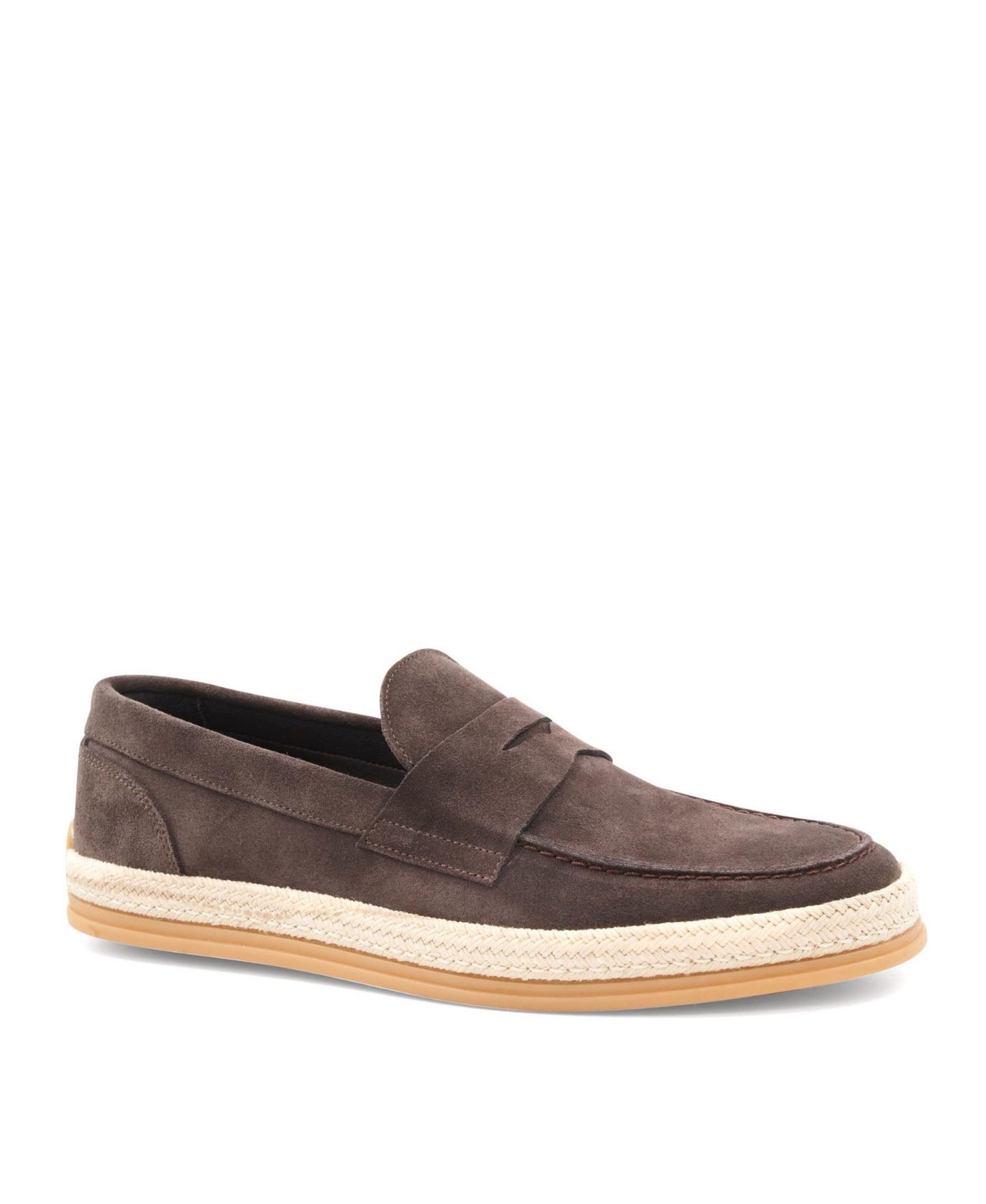Мужские туфли M Line By Bruno Magli Alfama Espadrille, цвет: Коричневый замшевый — фото 1