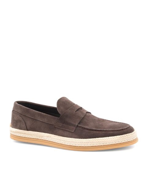 Мужские туфли M Line By Bruno Magli Alfama Espadrille, цвет: Коричневый замшевый