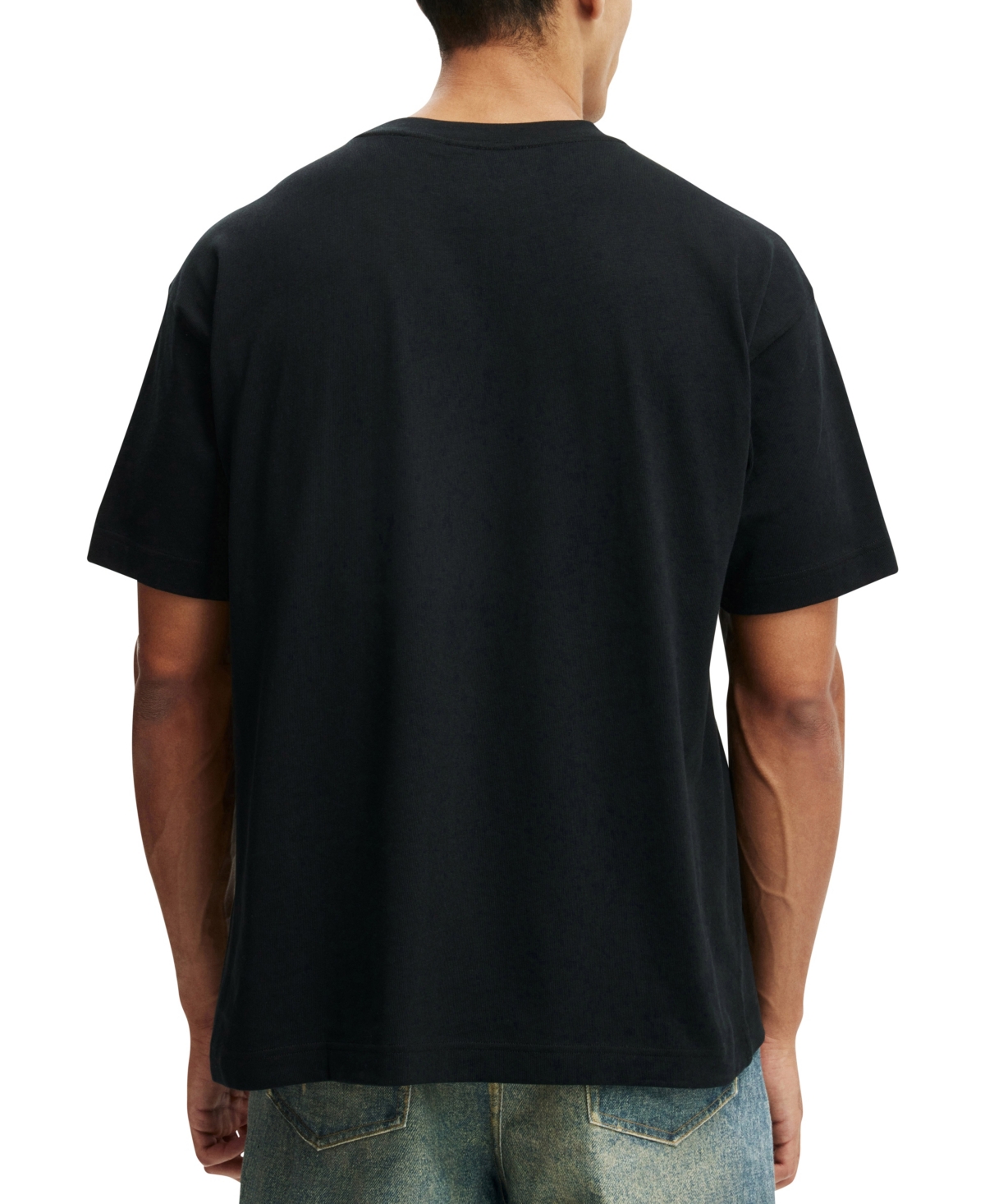 Cotton On Men's Box Fit License T-shirt In Black
