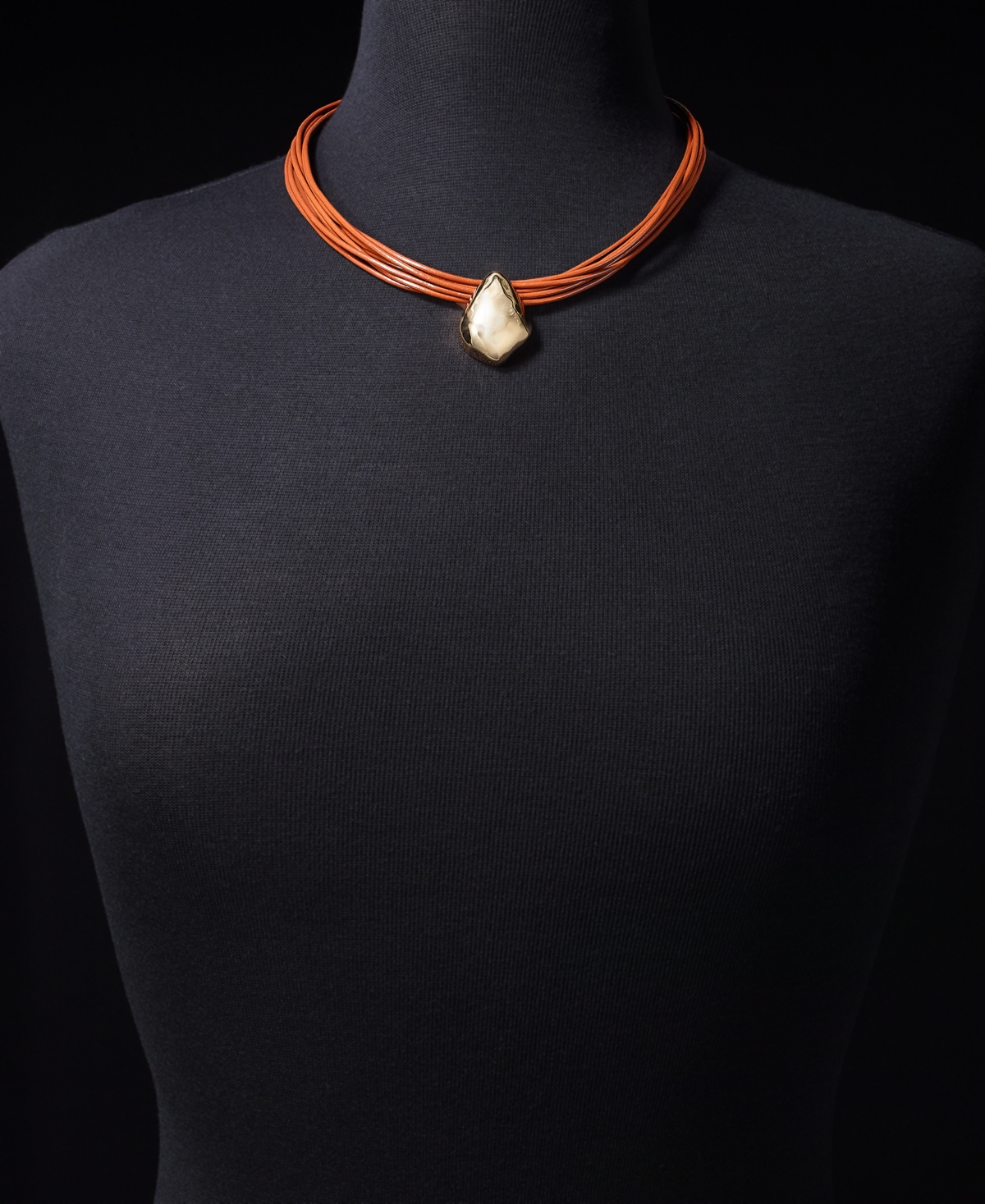 Style & Co Faux-leather Multi-strand Pendant Necklace, 18" + 3" Extender, Macy's Exclusive In Brown