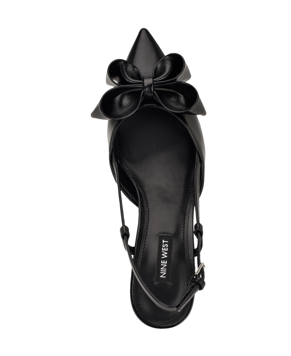 Nine West Raska Slingback Pointed Toe Pump In Black