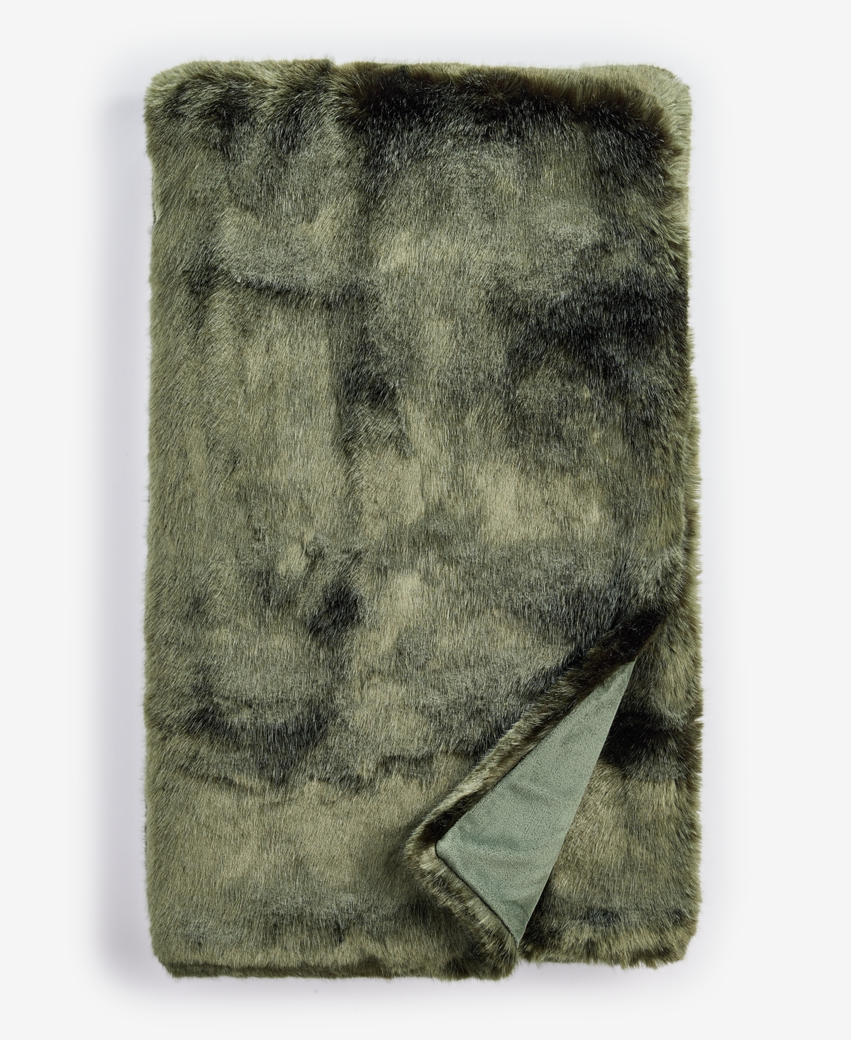 Hotel Collection Lynx Faux Fur Throw, 50" x 60", Exclusively at Macy's