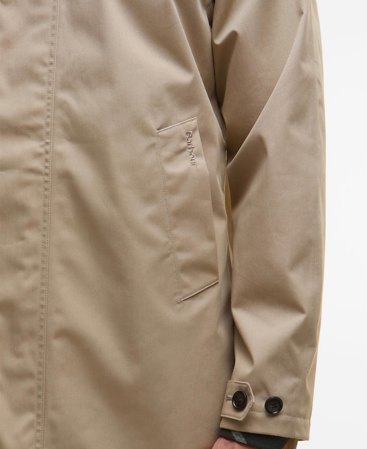 Barbour Men's Lorig Mac Waterproof Jacket In Gray