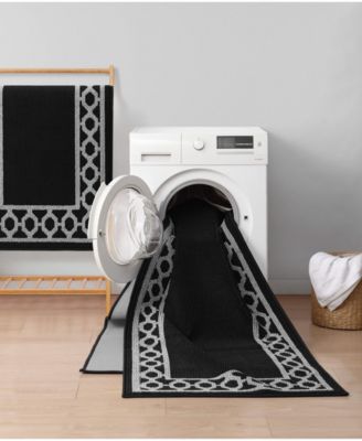 Christine Trellis Border Tufted Runner Rug, 30" x 144"