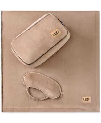UGG® - Raegan 3-Pc. Throw, Eye Mask and Case Travel Set