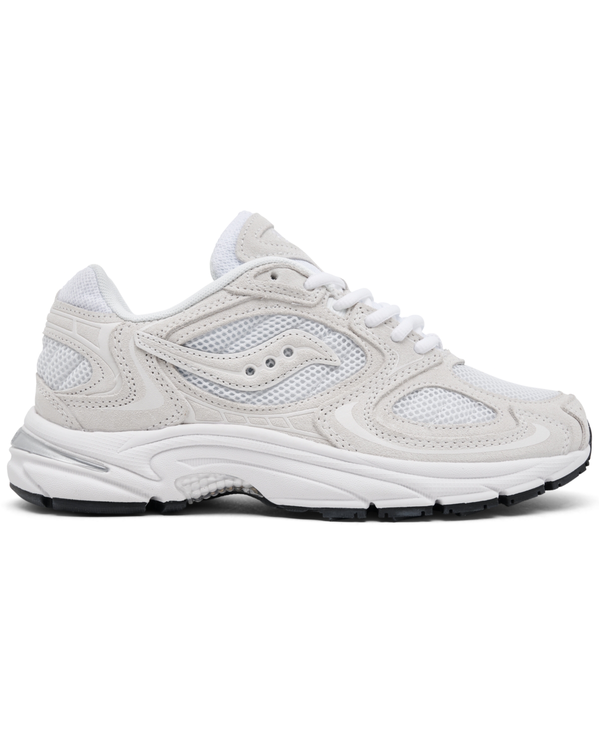 Saucony Women's Grid Jazz 9 Suede Casual Sneakers From Finish Line In White