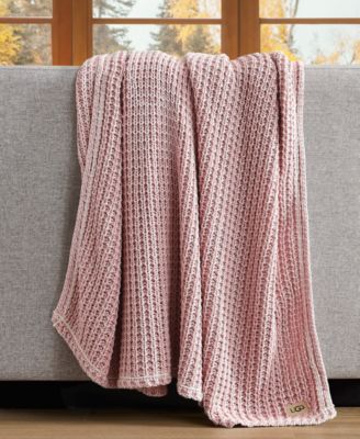 LAST ACT! Luna Cotton Waffled Knit Throw, 50" x 70"