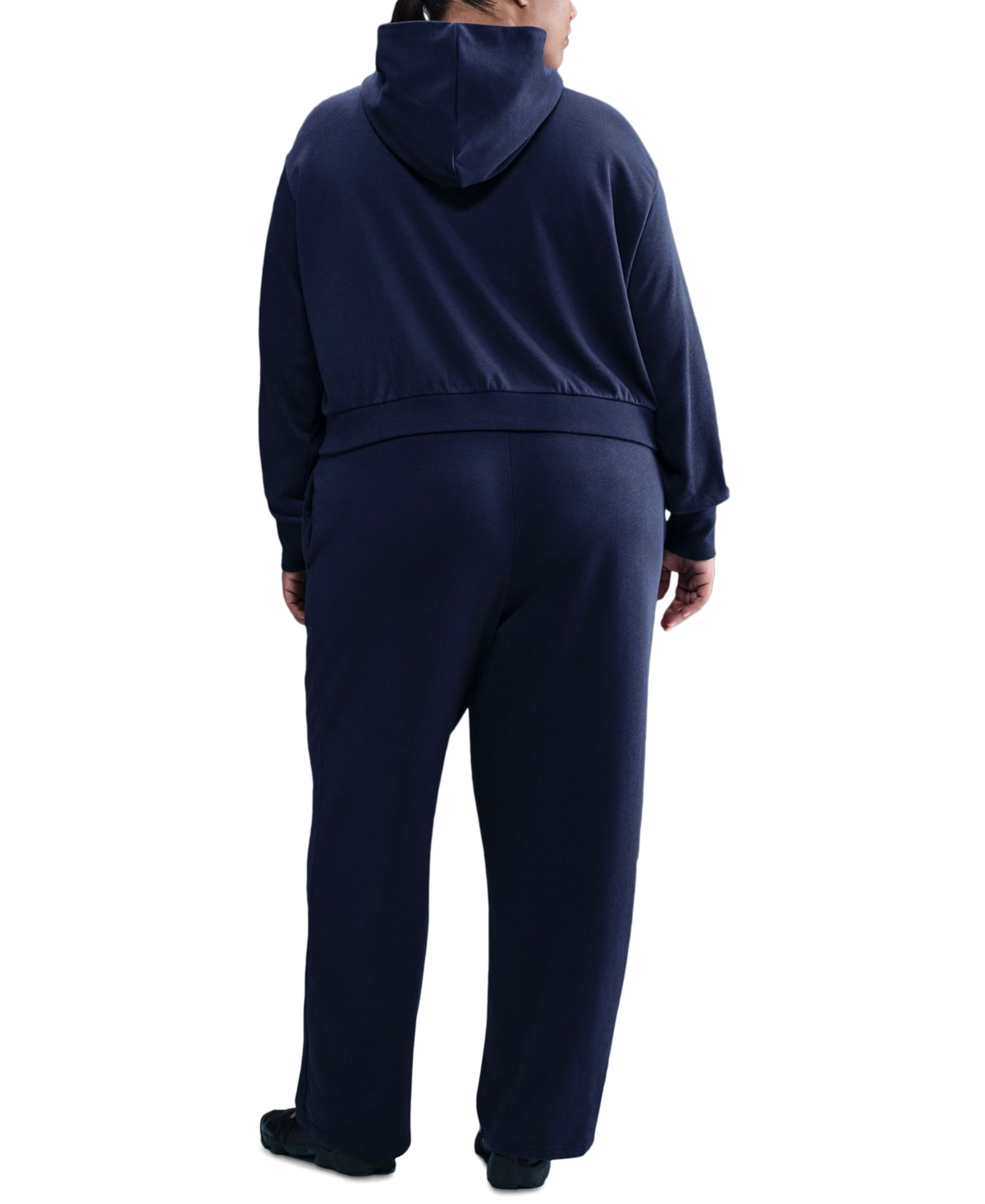 Nike Sportswear Women's Plus Size Mid-rise French Terry Sweatpants In Blue