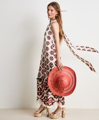 On 34th - Women's Medallion-Print Sleeveless Dress