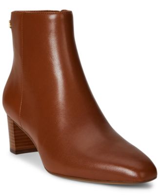 Lauren Ralph Lauren - Women's Demi Burnished Leather Booties