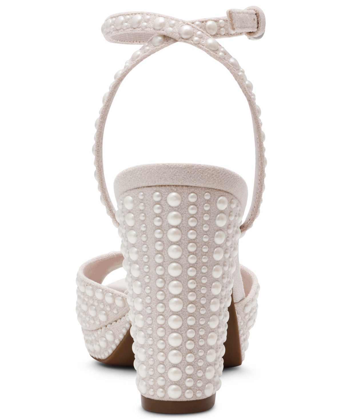 Anne Klein Vanna Ankle Strap Platform Sandal In Neutral