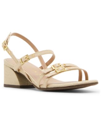 Women's Mackenzie Strappy Buckle Block Heel Dress Sandals