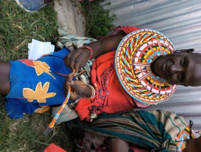 Love Forged in Fire Handmade Beaded Bracelet| Red and Black Glass Beads