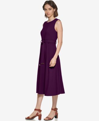 Women's Sleeveless Midi A-Line Dress