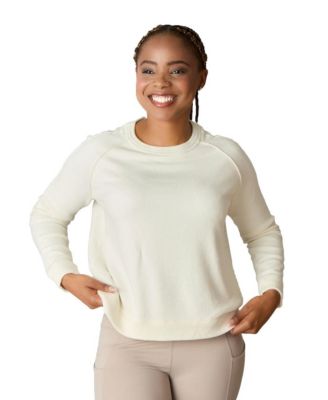 Women's Itch-Free Merino Wool Crewneck Sweater with Soft Liner