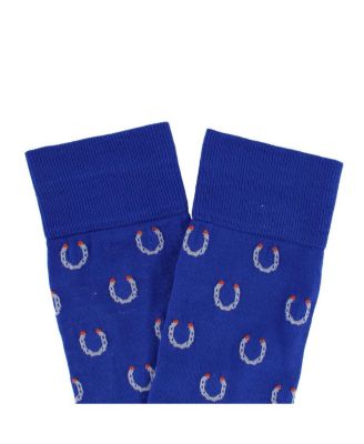 Men's Lucky Horseshoe Over The Calf Pima Cotton Novelty Dress Sock (1 Pair)