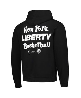 Men's and Women's Black New York Liberty Team Pullover Hoodie