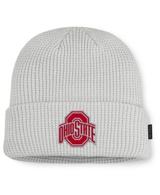 Nike - Men's Gray Ohio State Buckeyes 2025 On-Field Utility Cuffed Knit Hat